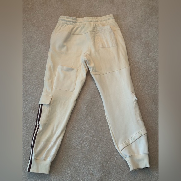 Adidas x Ivy Park - Drop 1 | Cargo Sweatpants, Ecru Tint/Maroon (RARE) - Picture 5 of 16